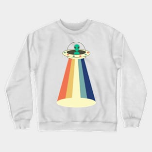 Vintage alien UFO Crewneck Sweatshirt